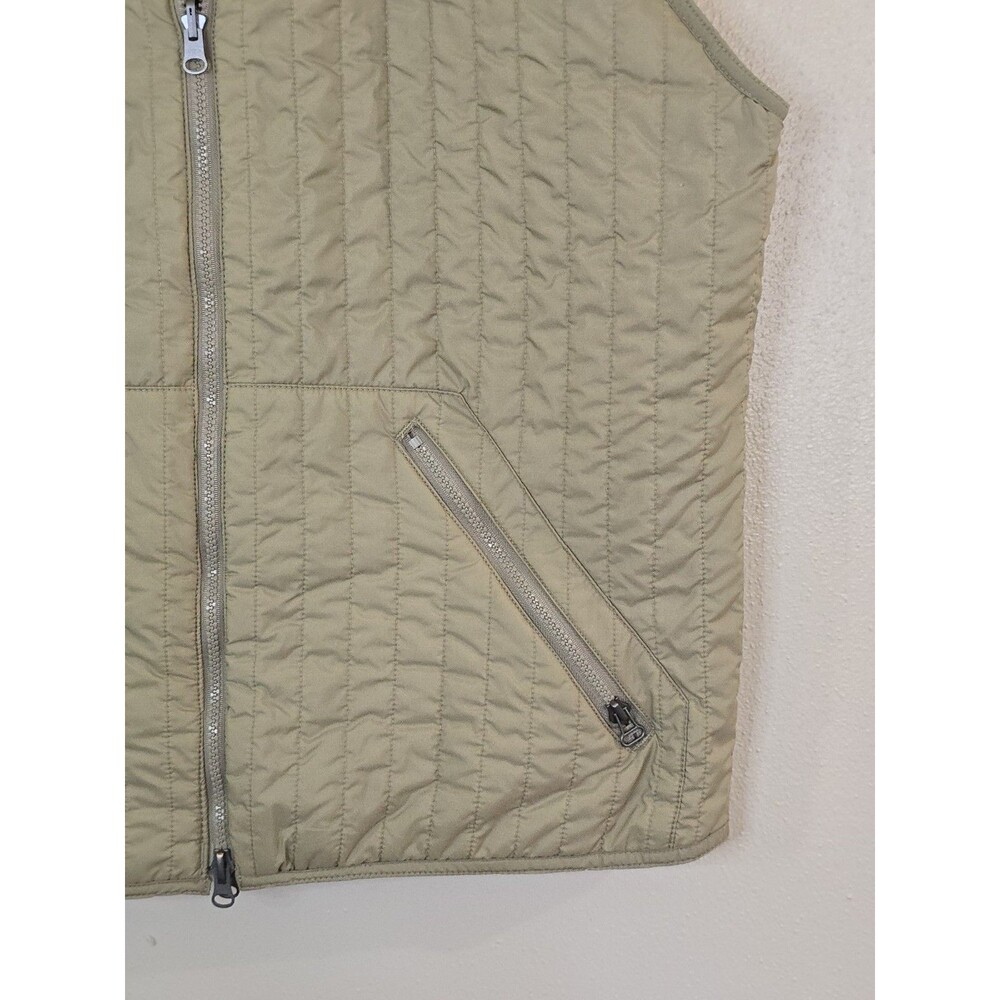 Vintage Convert By Columbia Quilted Vest Mens Large Beige Y2K Gorpcore Techwear - Picture 5 of 11